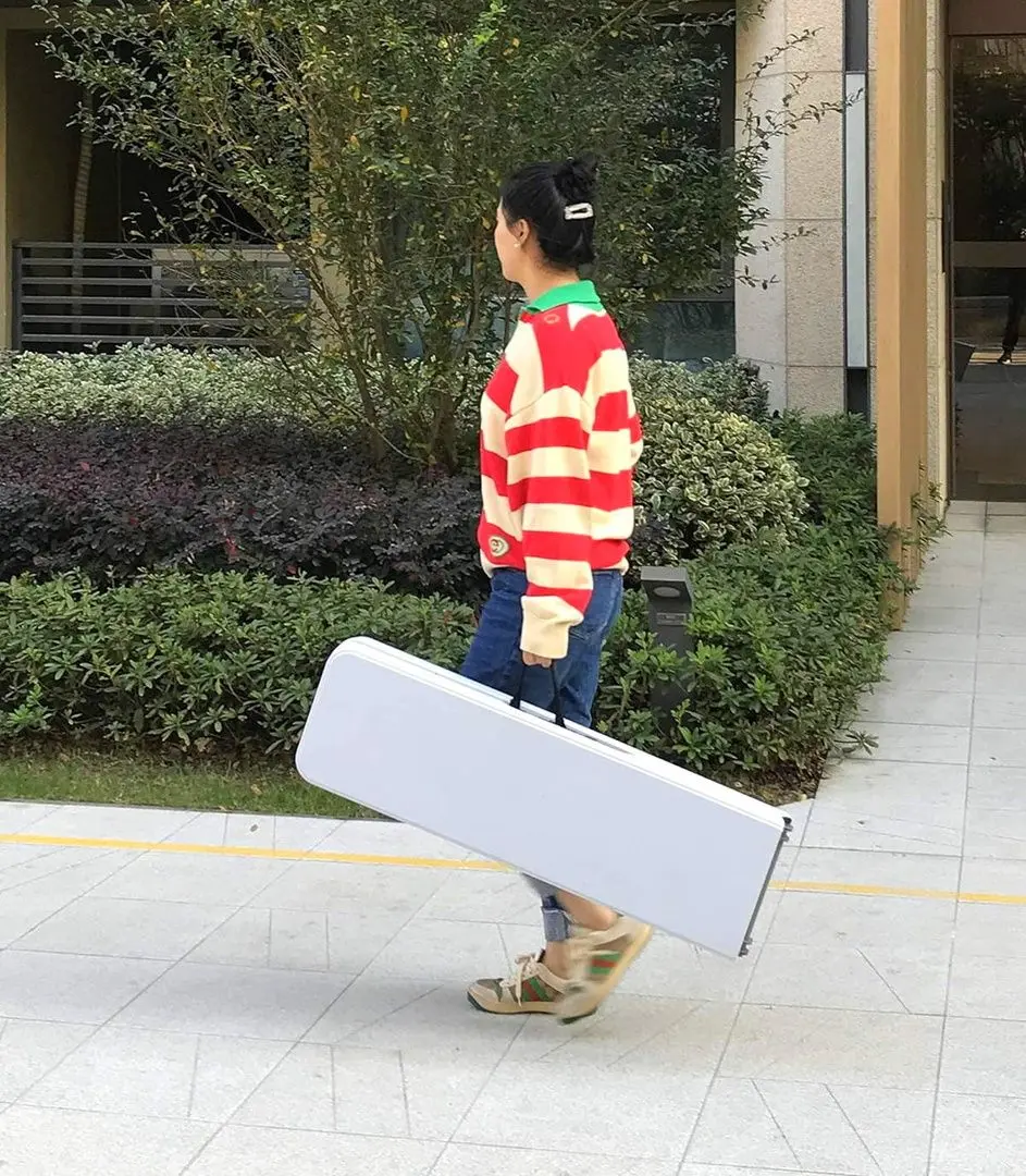 Скамейка складная GardenLine ZUM4758 (White/Black) - 5