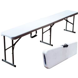 Скамейка складная GardenLine ZUM4758 (White/Black) Thumb