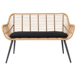 Скамейка GoodHome Apolima (Brown/Black) Thumb