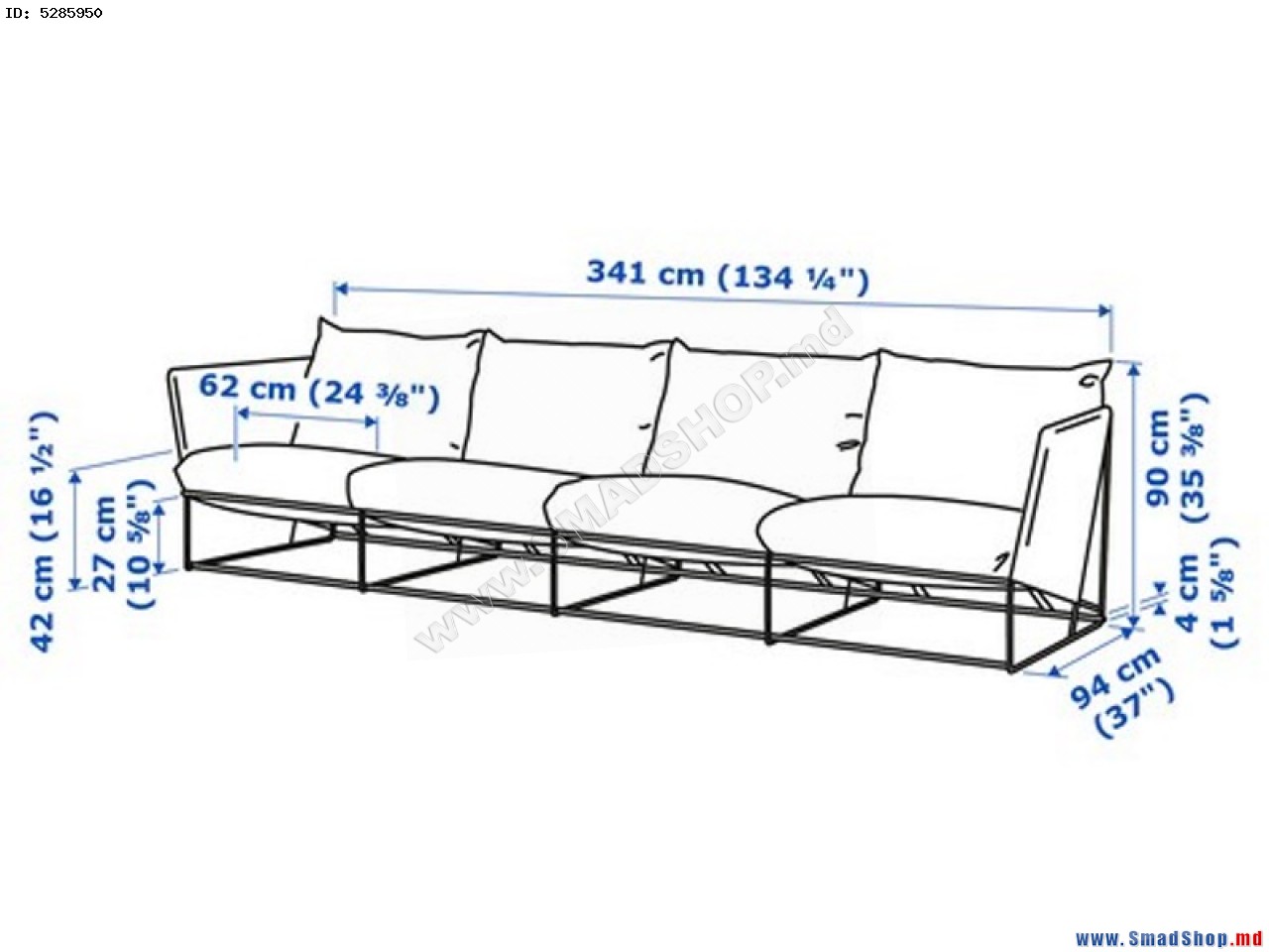 Схема сборки дивана ikea