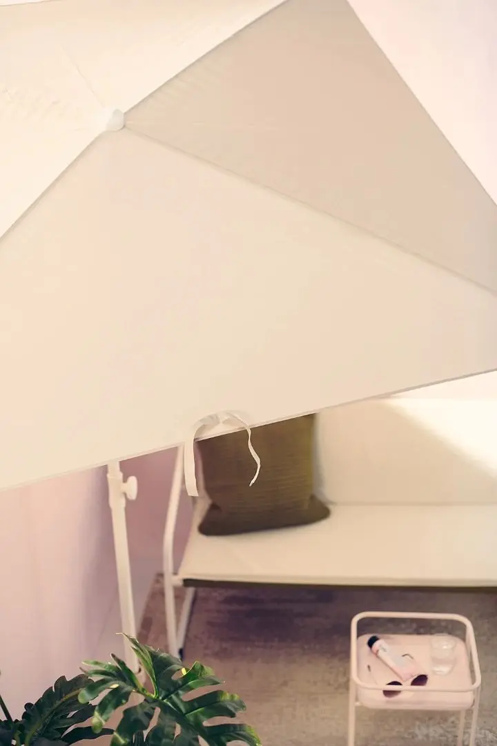 Диван садовый Ikea Ingmarso 2-местный 118x69x69 (Бело-зеленый/Бежевый) - 10