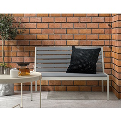 Banca Ikea Jolpen 2 locuri 100x59x67 (Alb/Gri) Thumb