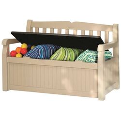Скамья-сундук Keter Eden 230398 (Beige/Brown) Thumb