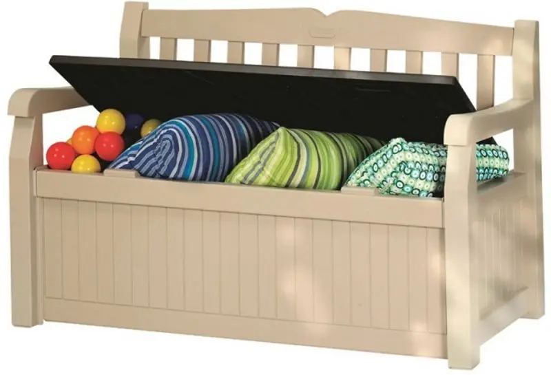Скамья-сундук Keter Eden 230398 (Beige/Brown)
