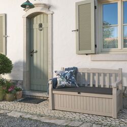 Скамья-сундук Keter Eden 230398 (Beige/Brown) Thumb