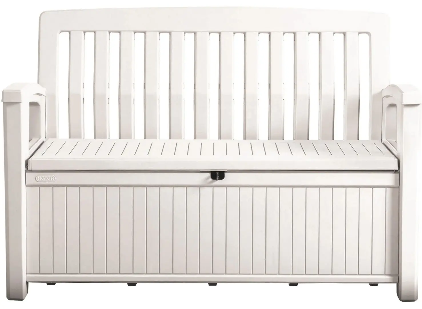 Banca-cufar Keter Patio Bench (White)