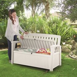 Banca-cufar Keter Patio (White) Thumb