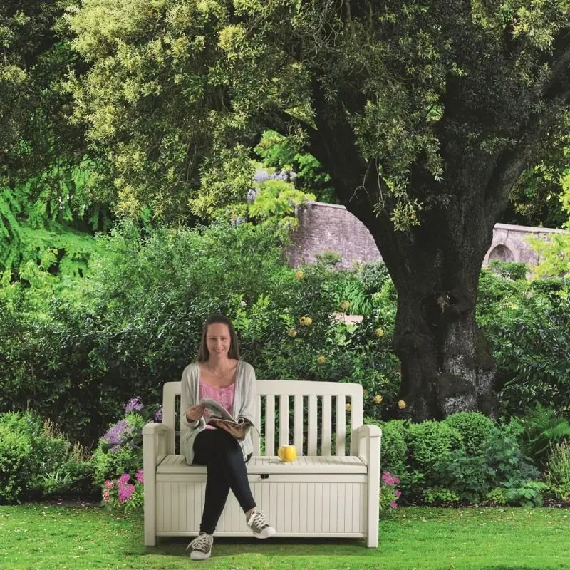 Banca-cufar Keter Patio (White)