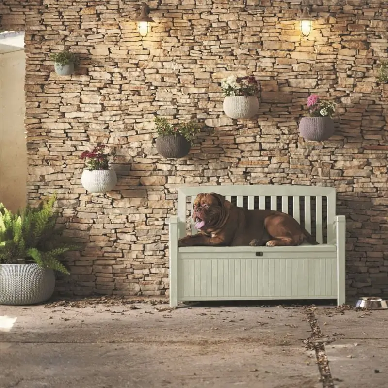 Banca-cufar Keter Patio (White)