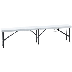 Скамейка складная Kingfisher Astano 180x43x25cm (White) Thumb
