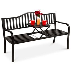 Скамейка Mobhaus Dagno со столиком (Black) Thumb