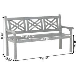 Скамейка Mobhaus Fabla (Gray) Thumb
