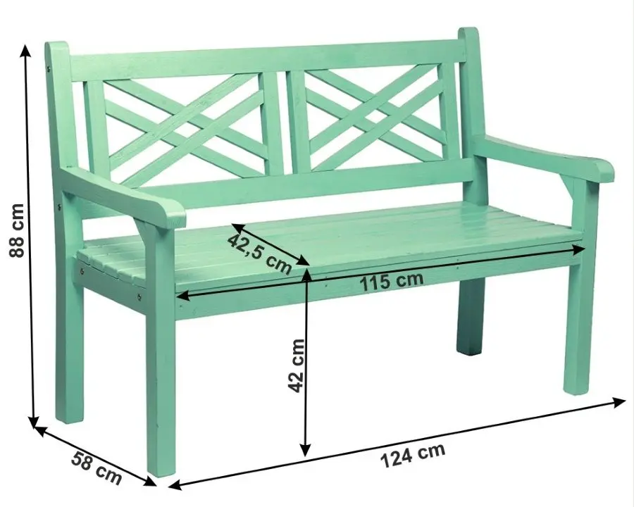 Скамейка Mobhaus Fabla (Menthol)