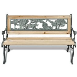 Детская скамейка Mobhaus Nadaza (Black/Natural) Thumb