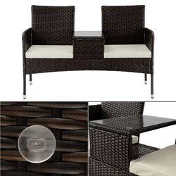 Banca cu masuta Mobhaus Lalit (Brown) Thumb