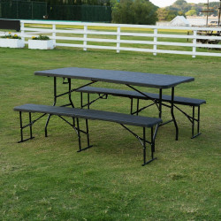 Scaun pliabil Nils Camp NC3404 (Black) Thumb