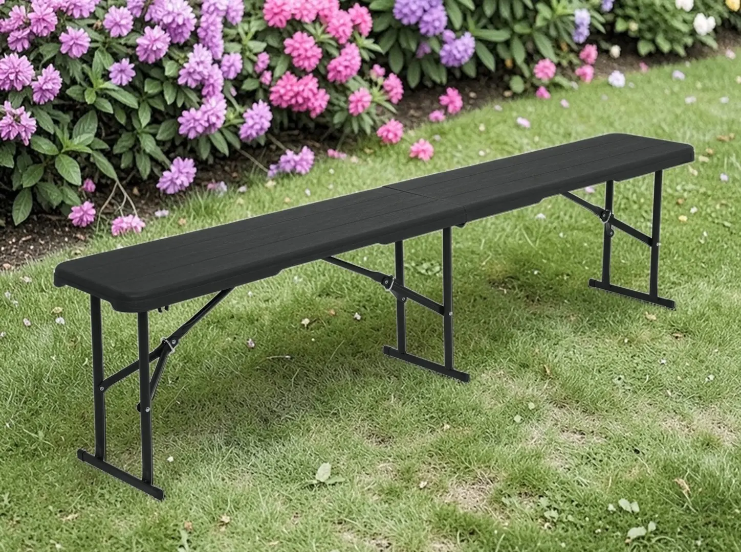 Scaun pliabil Nils Camp NC3404 (Black)