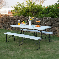 Scaun pliabil Nils Camp NC3404 (White) Thumb