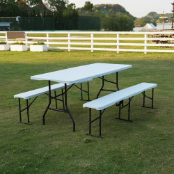 Scaun pliabil Nils Camp NC3404 (White) Thumb