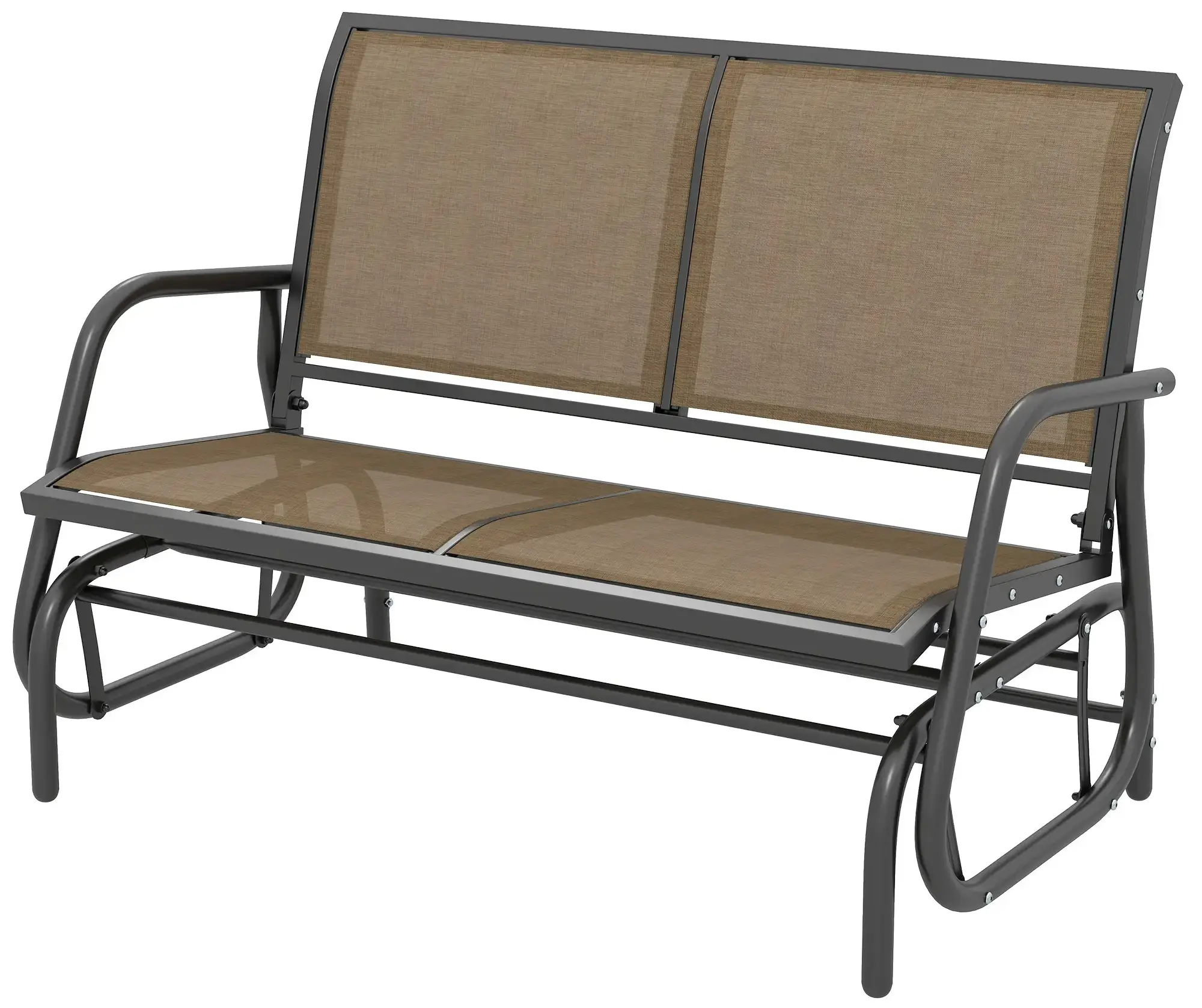 Садовая скамейка-качалка Outsunny 84A-076V00LN (Brown) - 3