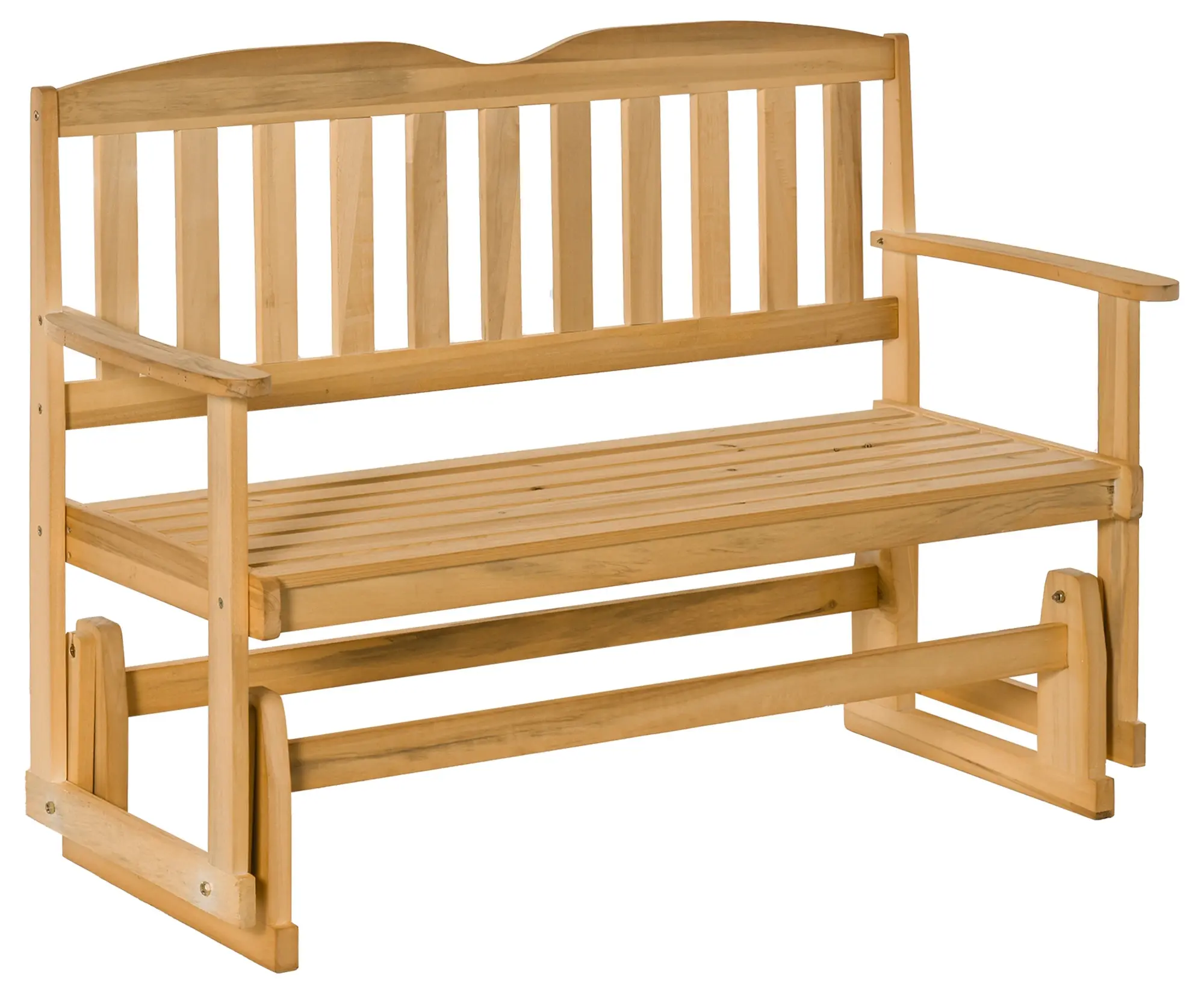 Садовая скамейка-качалка Outsunny 84B-529 (Natural) - 2