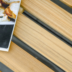 Садовая скамейка-качалка Outsunny 84B-529 (Natural) Thumb