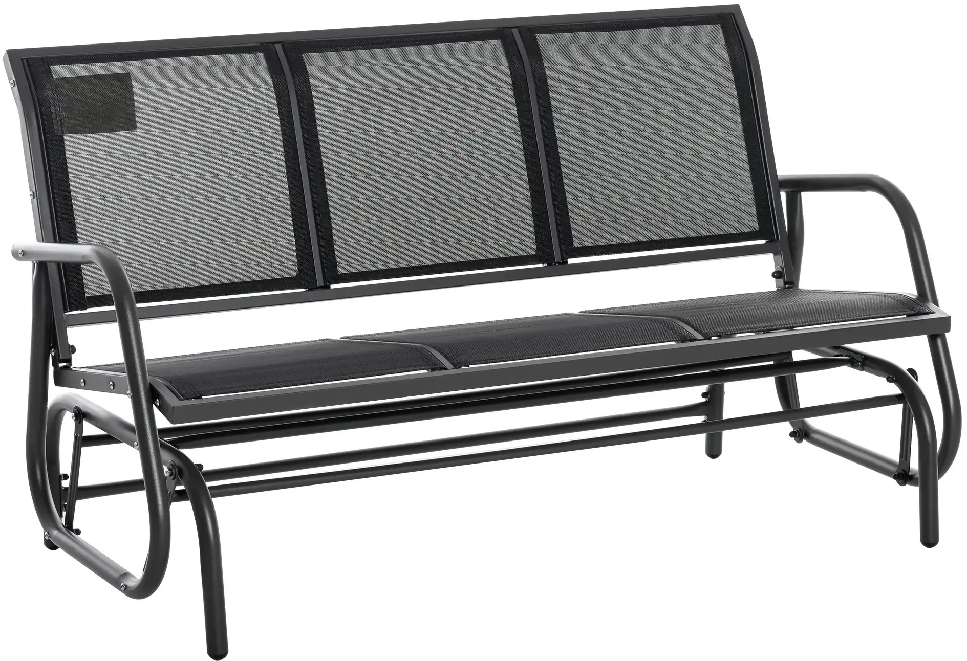 Banca de gradina tip leagan Outsunny 84B-531 (Black) - 2