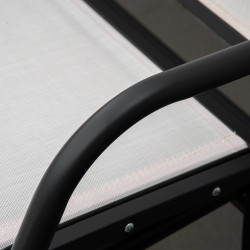 Banca-balansoar de gradina Outsunny 84B-531CW (Cream White) Thumb