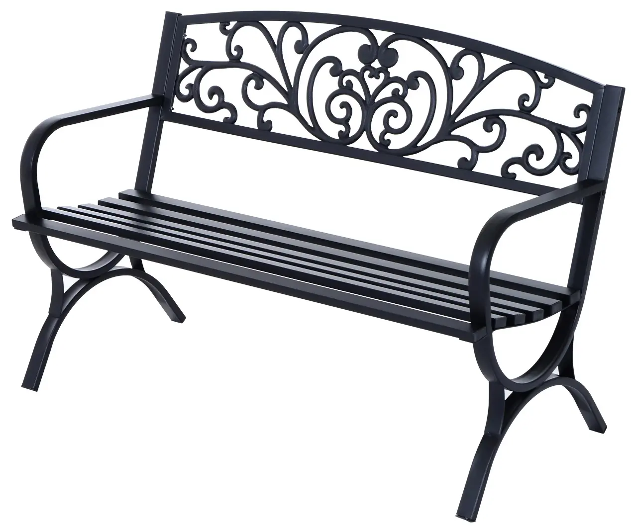 Banca de gradina Outsunny 84B-009 (Black) - 3