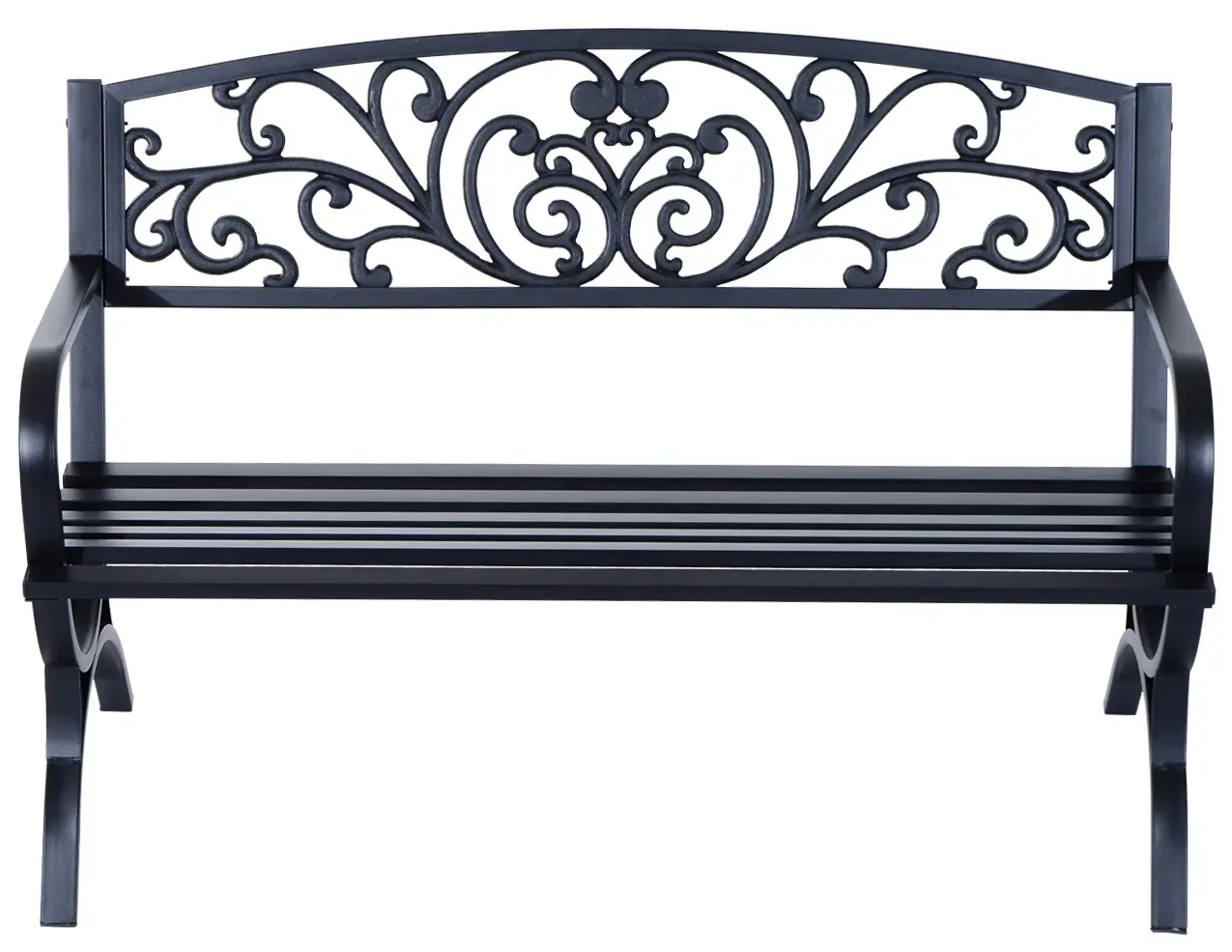 Banca de gradina Outsunny 84B-009 (Black) - 4