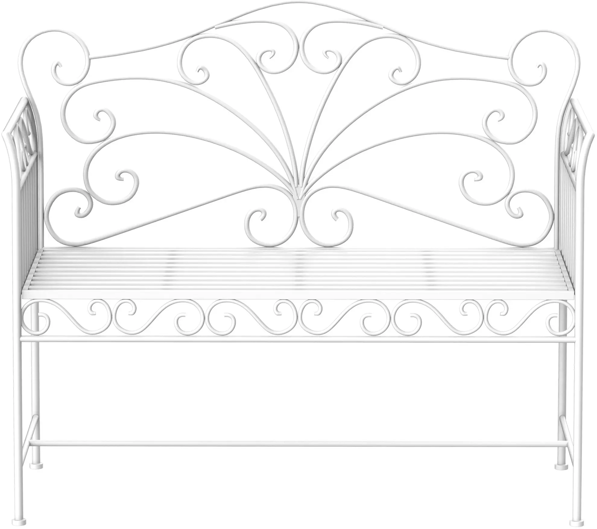 Садовая скамейка Outsunny 84B-077 (White) - 2