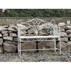 Садовая скамейка Outsunny 84B-077 (White) Thumb