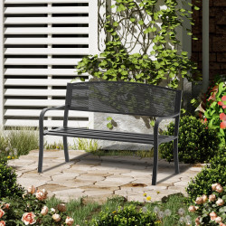 Садовая скамейка Outsunny 84B-182BK (Black) Thumb
