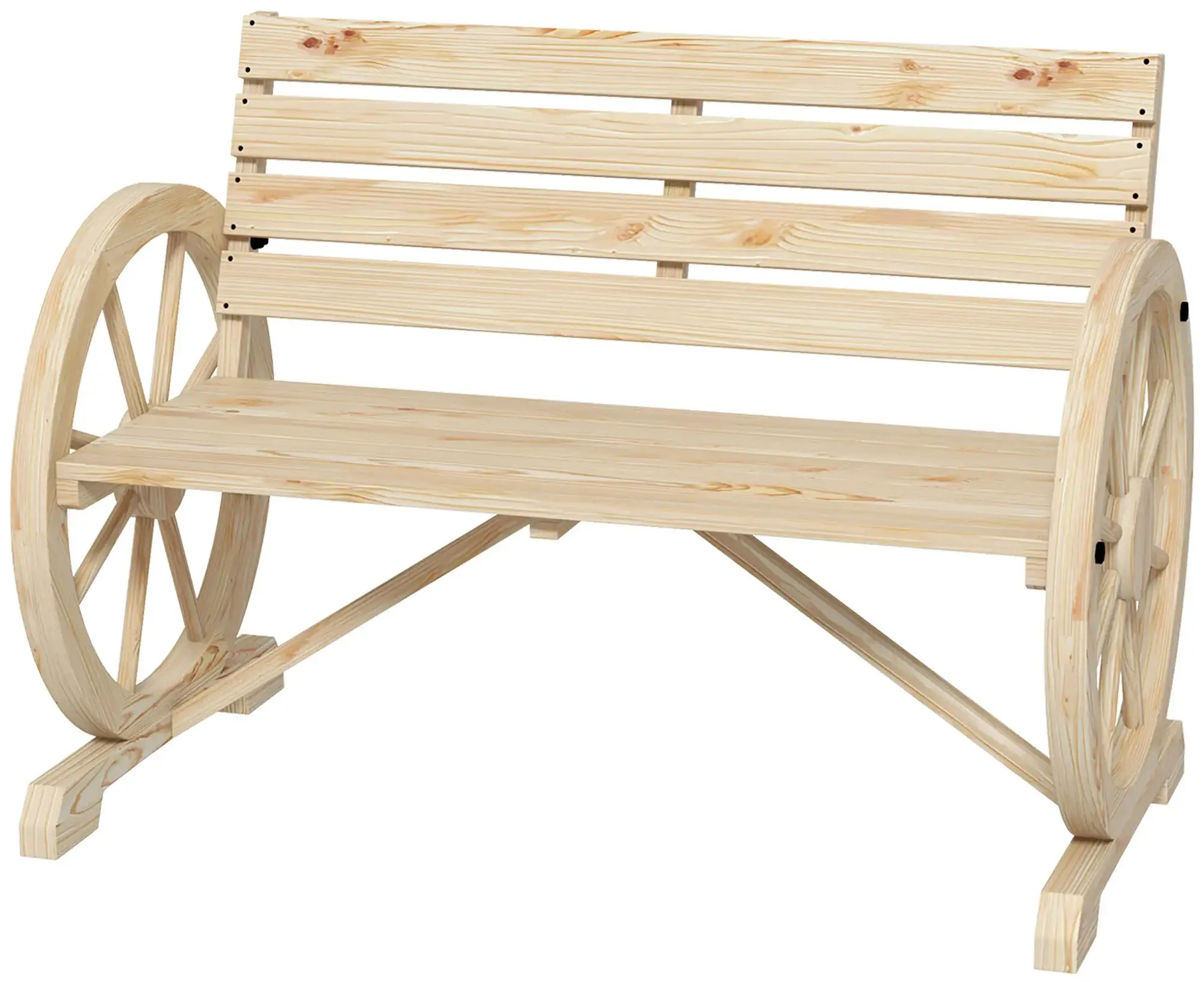 Садовая скамейка Outsunny 84B-183V00ND (Natural) - 2
