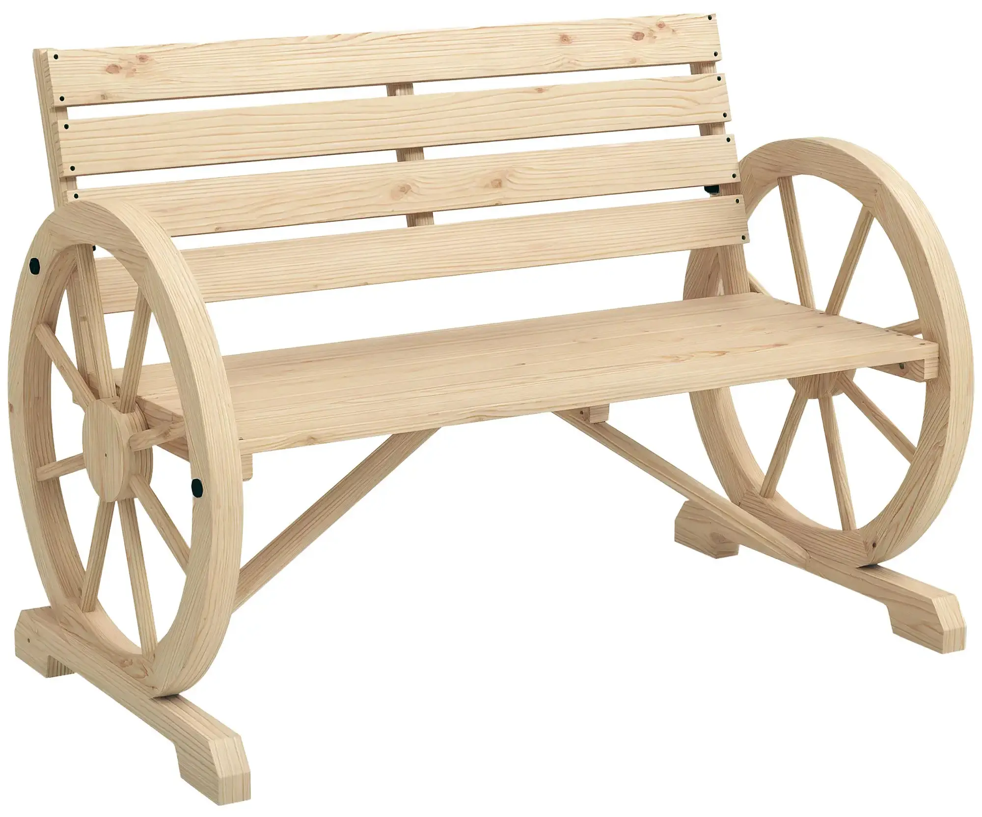 Садовая скамейка Outsunny 84B-183V00ND (Natural) - 3