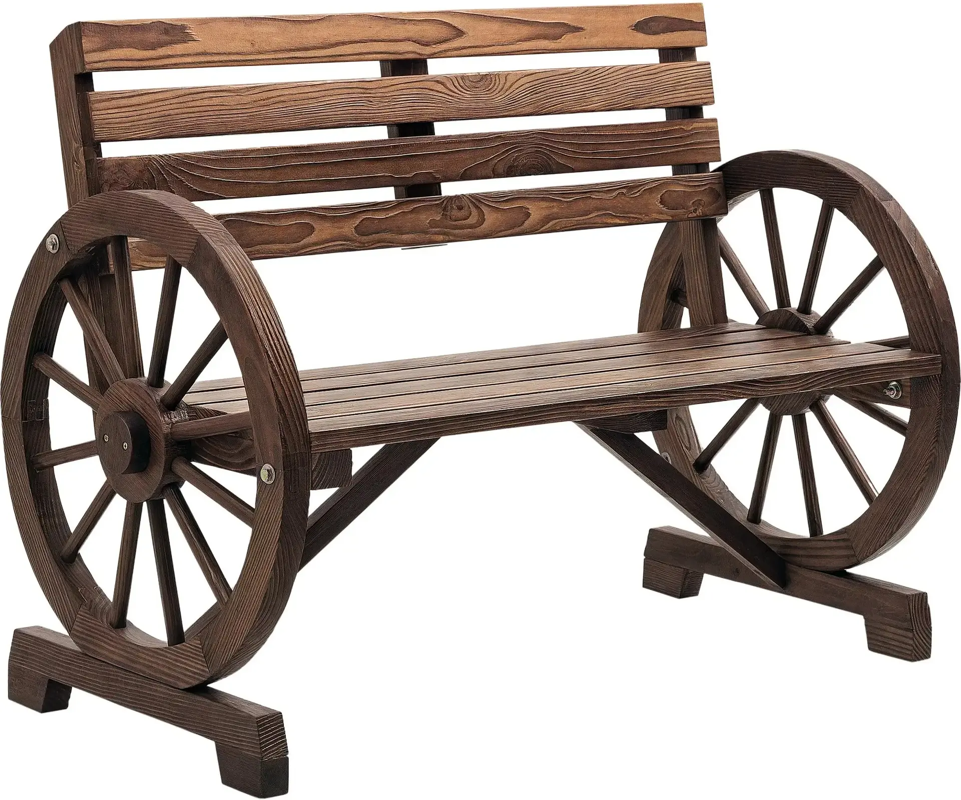 Садовая скамейка Outsunny 84B-183V00TN (Brown) - 2