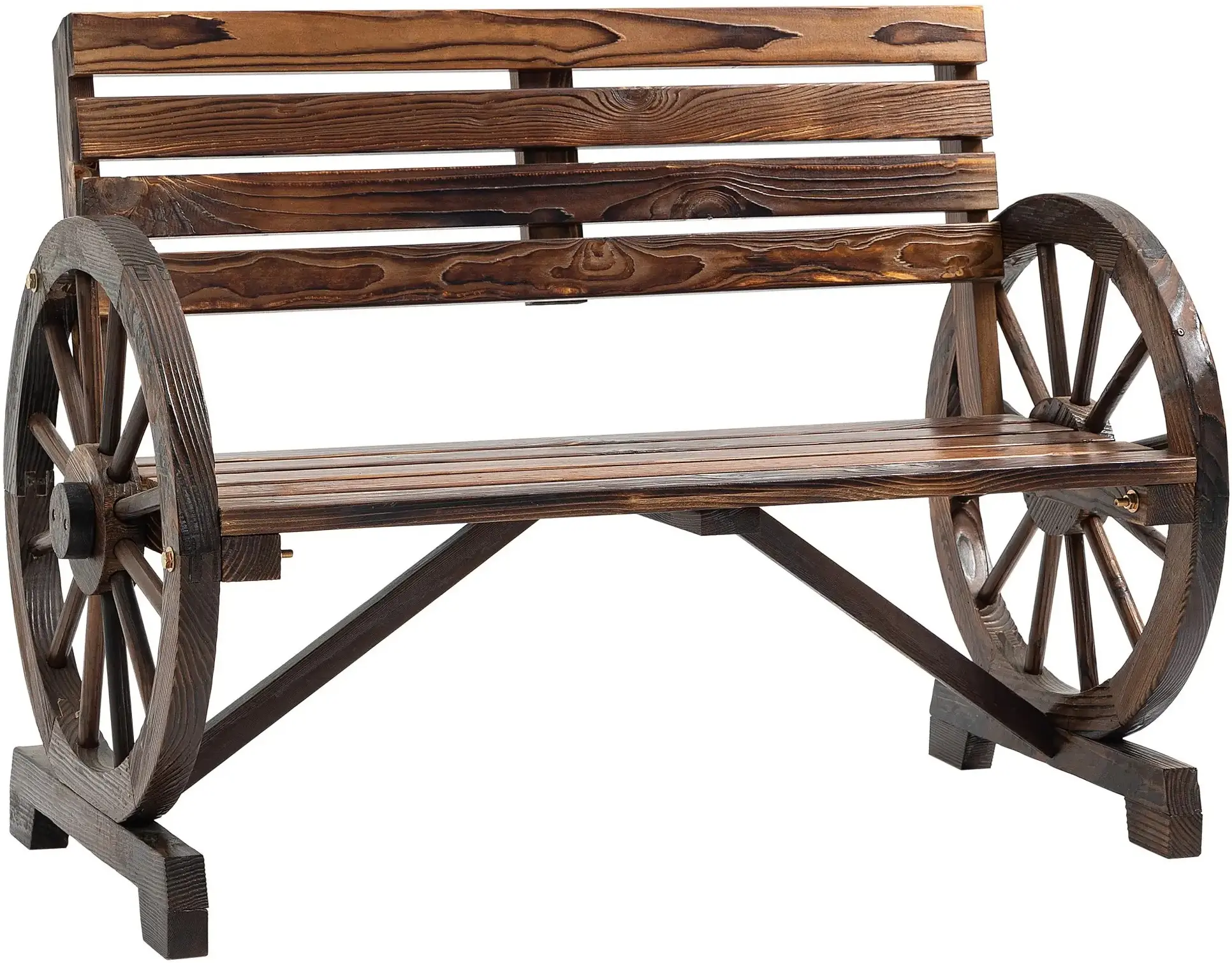 Садовая скамейка Outsunny 84B-183V00TN (Brown) - 3