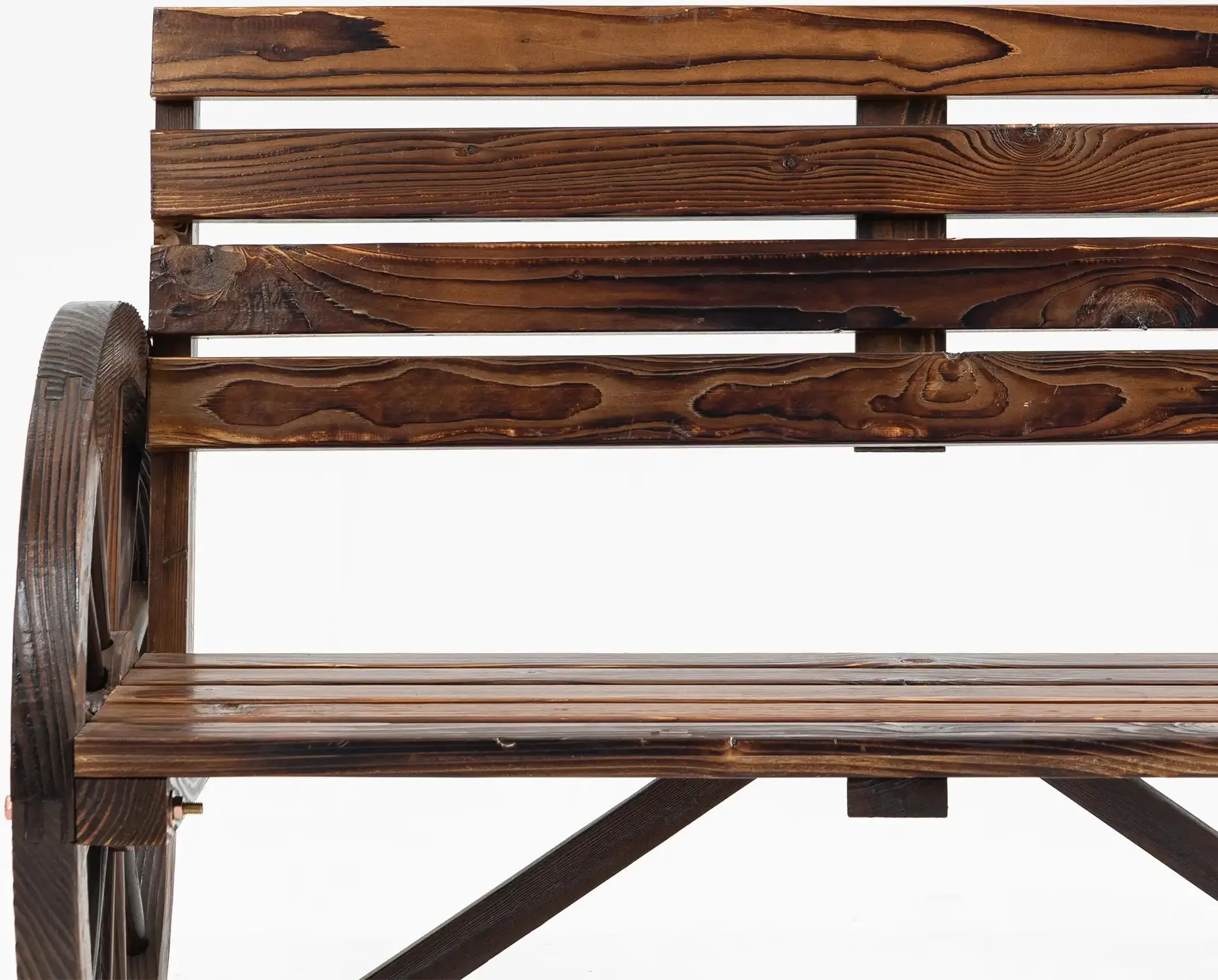 Садовая скамейка Outsunny 84B-183V00TN (Brown) - 4