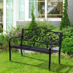 Садовая скамейка Outsunny 84B-187BK (Black)
