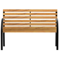 Садовая скамейка Outsunny 84B-188 (Natural/Black) Thumb