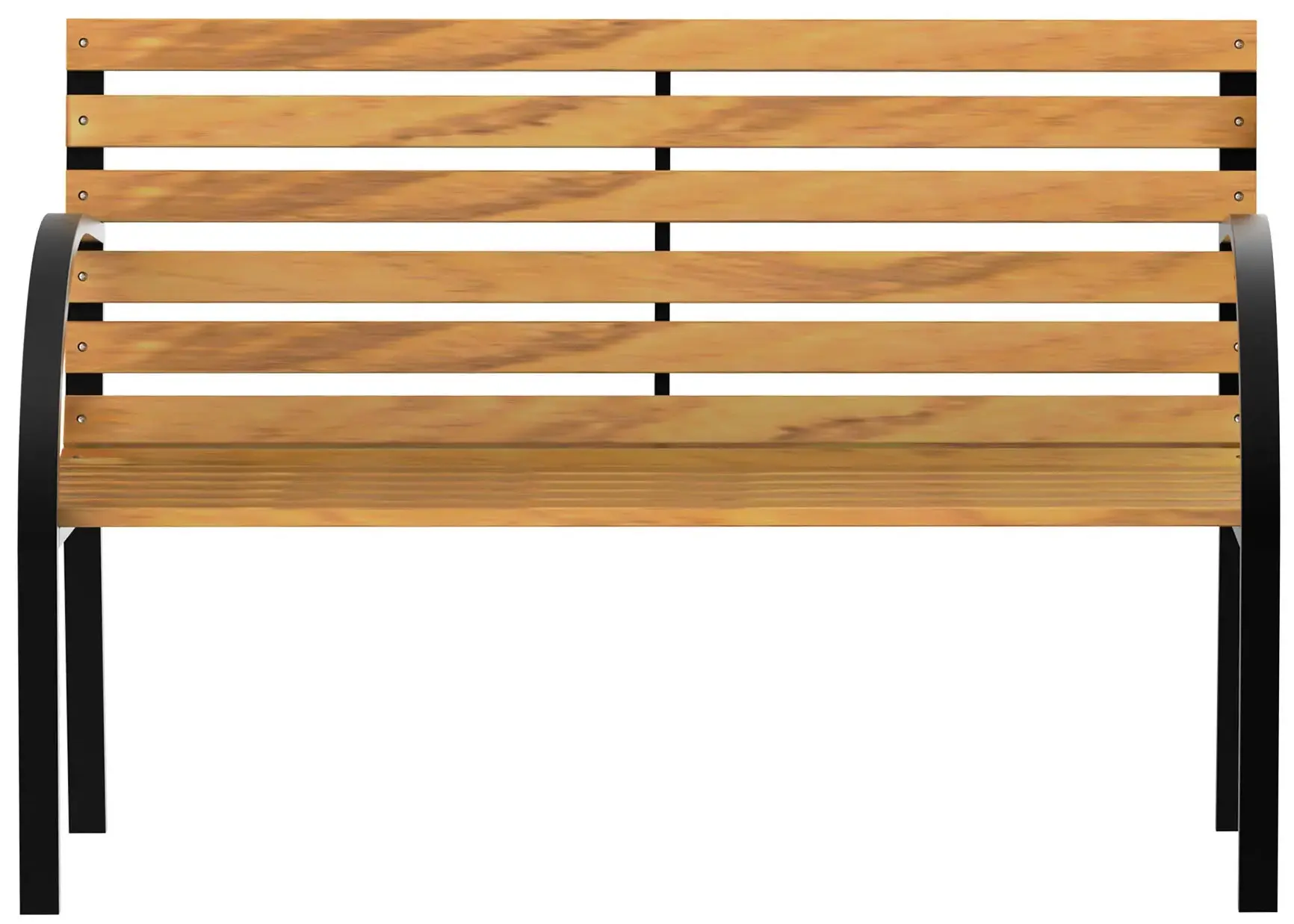 Садовая скамейка Outsunny 84B-188 (Natural/Black) - 3