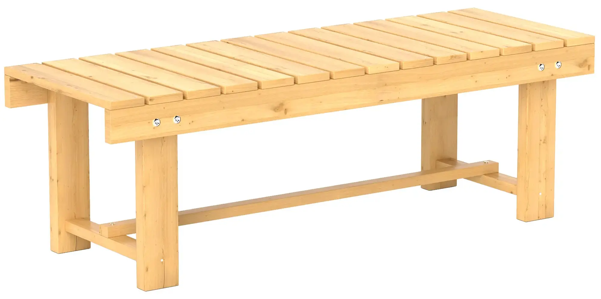 Садовая скамейка Outsunny 84B-362 (Natural) - 2