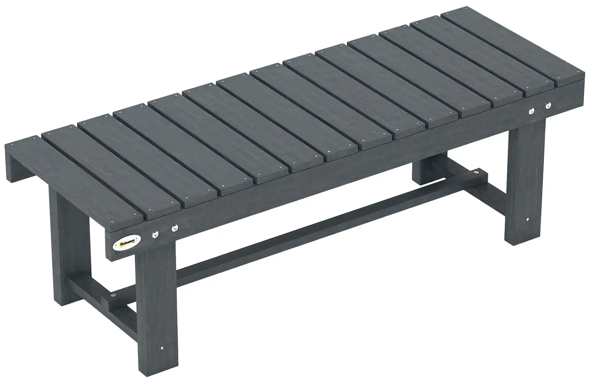 Banca de gradina Outsunny 84B-362V00GY (Grey) - 2