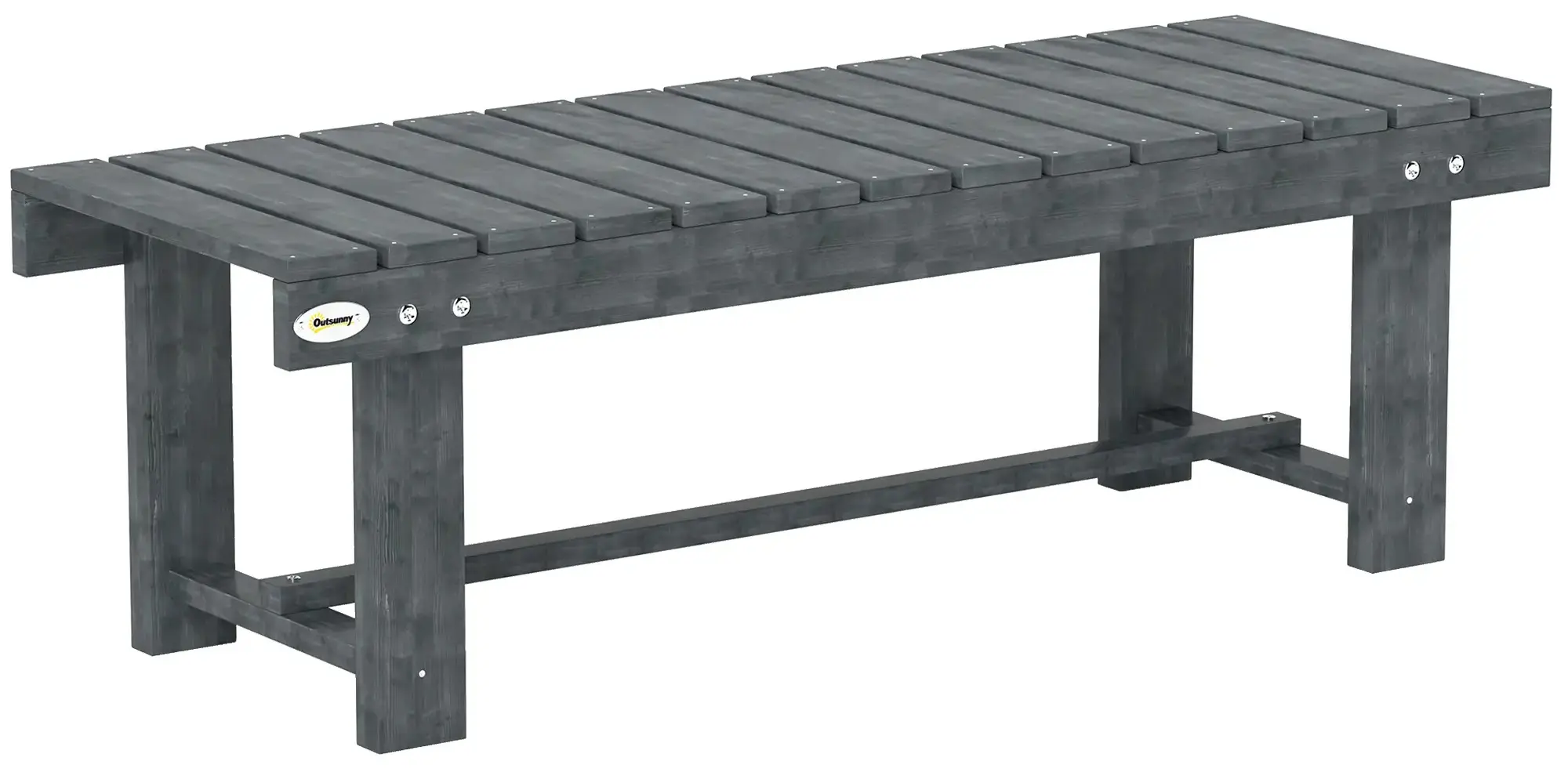 Banca de gradina Outsunny 84B-362V00GY (Grey) - 3