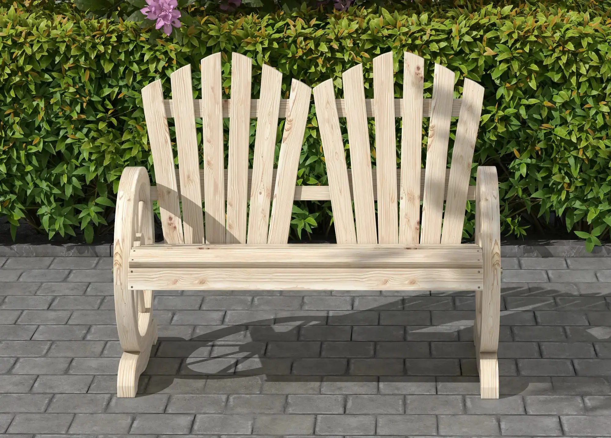 Садовая скамейка Outsunny 84B-406V00ND (Natural) - 4