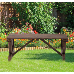 Садовая скамейка Outsunny 84B-410 (Brown) Thumb