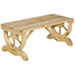 Садовая скамейка Outsunny 84B-410ND (Natural) Thumb