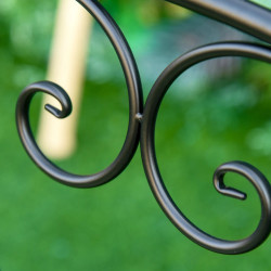 Садовая скамейка Outsunny 84B-489 (Black) Thumb