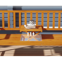 Садовая скамейка Outsunny 84G-188V00LR (Natural) Thumb