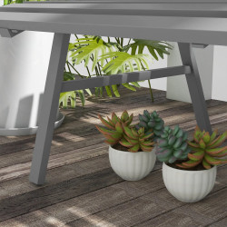 Садовая скамейка Outsunny 84G-206V00GY (Grey) Thumb